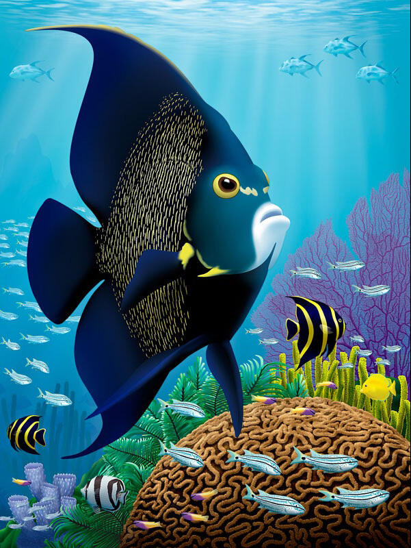 French Angel - Digital Painting - DOWNLOAD