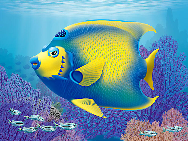 Queen Angel - Digital Painting - DOWNLOAD