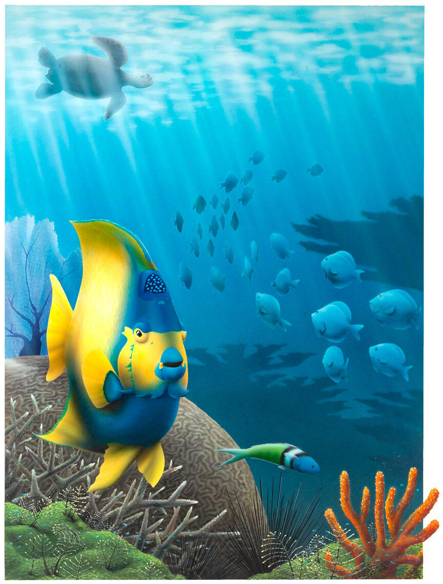 Triptych Left - Acrylic Painting - DOWNLOAD