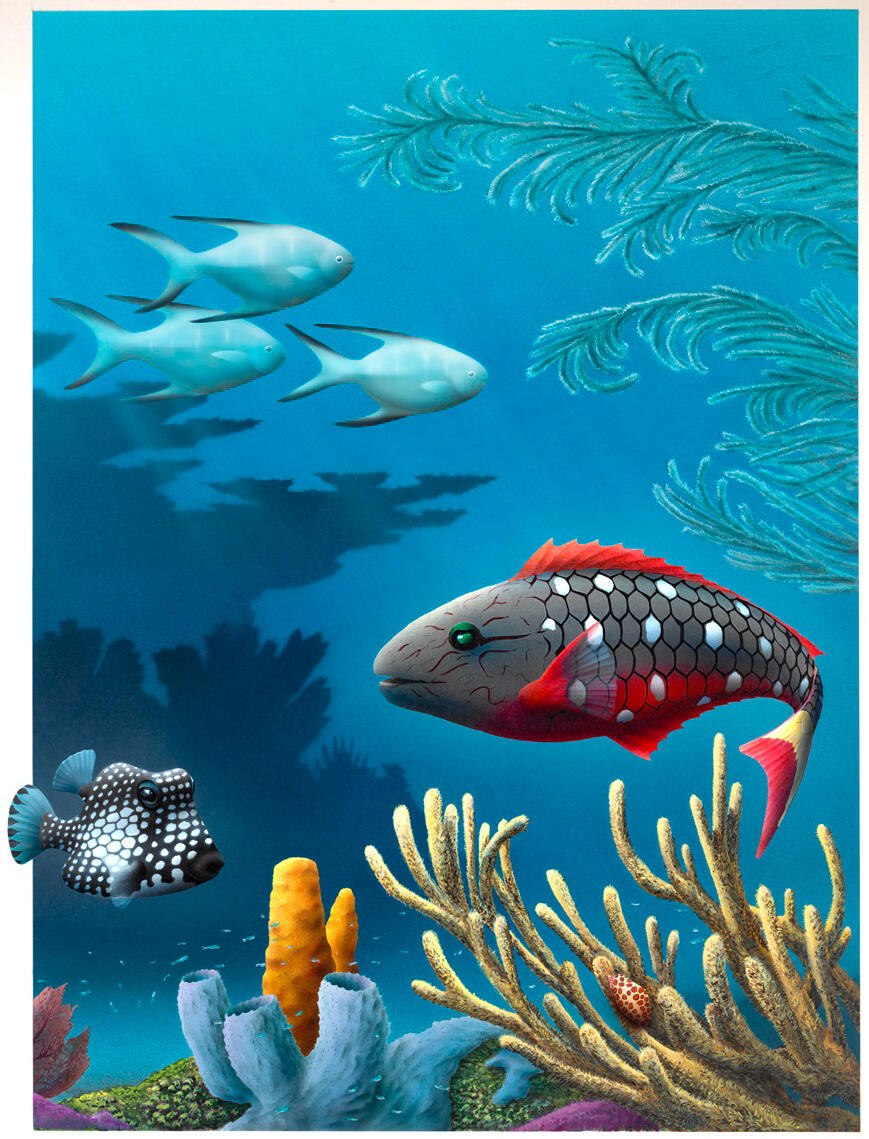 Triptych Right - Acrylic Painting - DOWNLOAD